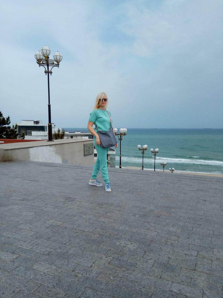 Фотовідгук для магазину LikeOn: комплект з італійської бавовняної пряжі м'ятного кольору