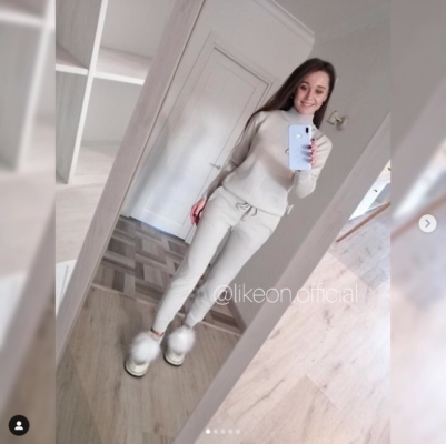 Фотовідгук покупця LikeOn: костюм зі 100% мериносової вовни