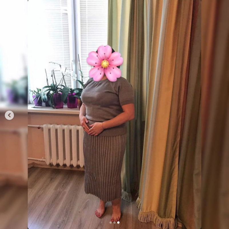 Фотовідгук покупця LikeOn: бавовняний комплект — футболка і спідниця-плісе